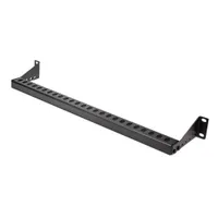 Startech.com 12S-CABLE-LACING-BAR kábelrendező rúd 1U acél fekete