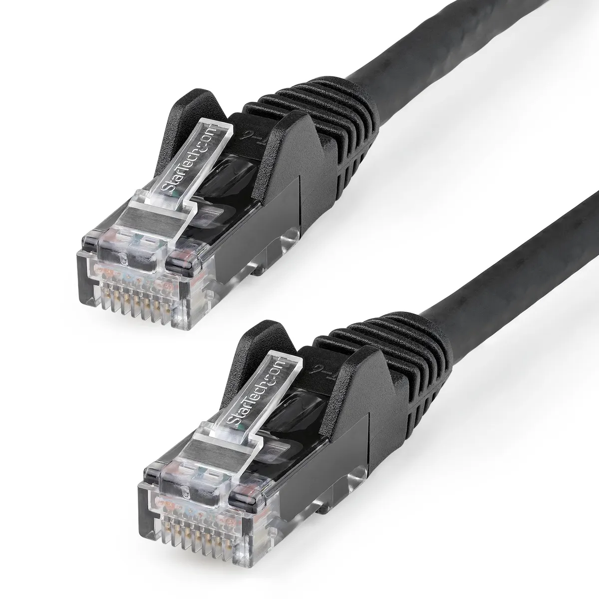 Startech.com N6LPATCH3MBK Cat6 patch kábel LSZH 3 m UTP RJ-45 RJ-45 arany érintkezők 10000 Mbit fekete #1