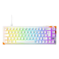 Cherry G8E-24200LACAGB-0 K5 pro tmr compact narancsárga fehér 65 százalékos USB RGB mechanikus kapcsoló