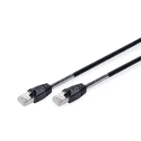 Assmann dk-1644-010-bl-od patchkábel cat6 s-ftp rj-45 rj-45 fekete 1 m