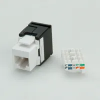 Value 26.99.0363 Keystone jack Cat6 RJ-45 180 fok árnyékolás nélküli szerszám nélküli fehér