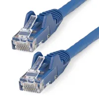 Startech.com N6LPATCH2MBL patch kábel cat6 utp rj-45 rj-45 arany érintkezők 2 m kék lszh 10000 mbit s