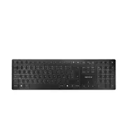 Cherry JK-9100CS-2 KW 9100 SLIM vezeték nélküli Bluetooth 2.4 GHz 108 billentyűs fekete