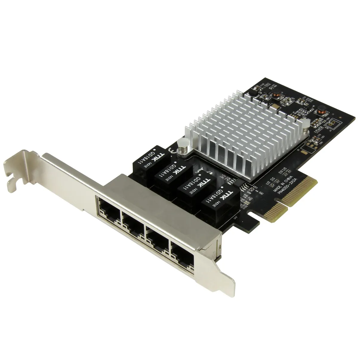 Startech.com ST4000SPEXI 4-portos PCIe Gigabit hálózati kártya Intel I350-AM4 #1