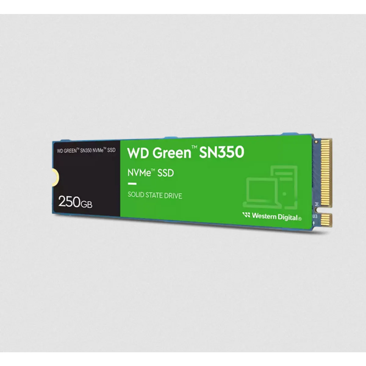 Sandisk WDS250G2G0C-00CDH0 WD Green SN350 250 GB NVMe M.2 PCIe Gen3 x2 3 év garancia SN35 #1