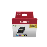 Canon 6509B015 tintapatron gyűjtőcsomag fekete cián magenta sárga