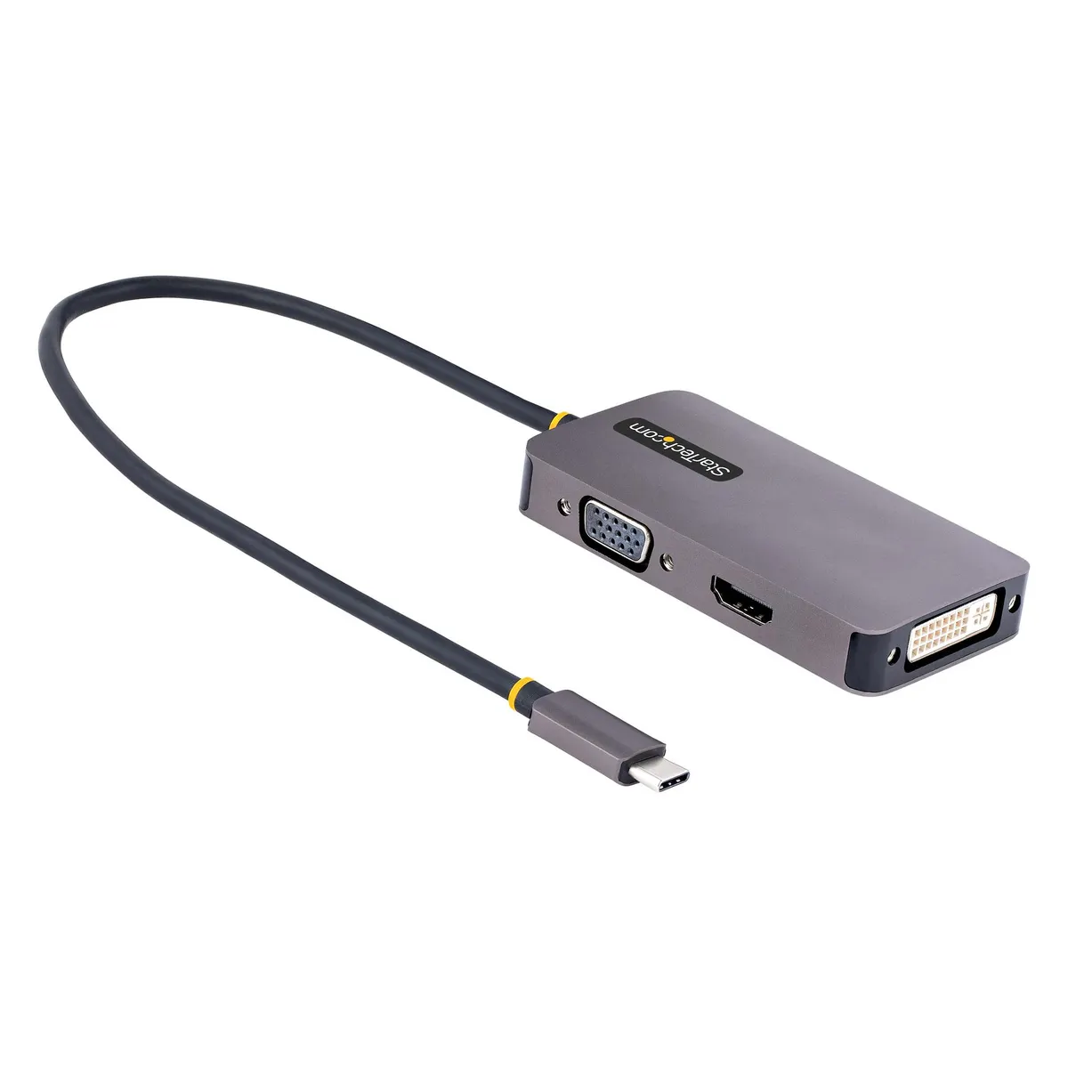 Startech.com 118-USBC-HDMI-VGADVI videó adapter USB-C HDMI 4K 60Hz alumínium szürke #1