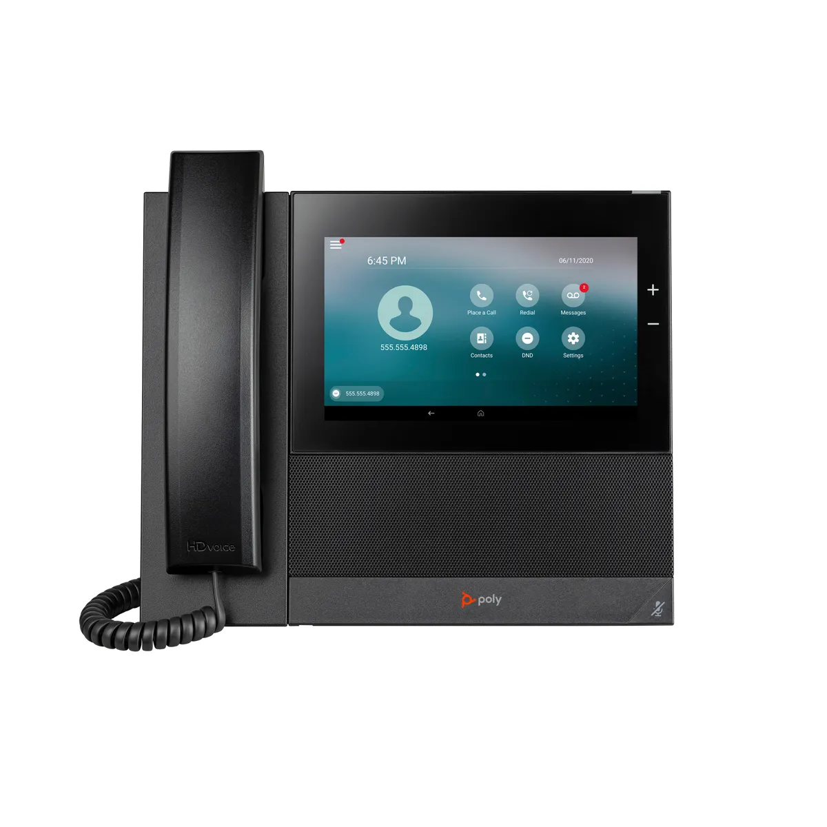Poly 82Z85AA CCX 600 IP telefon Open SIP PoE 5" LCD #1