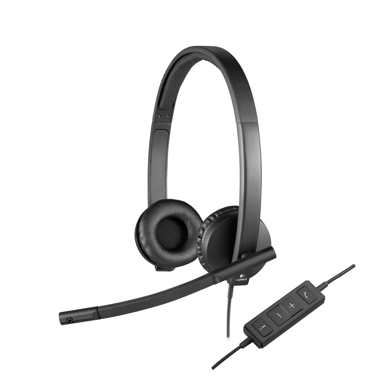 Logitech 981-000575 H570e fejhallgató USB-s zajszűrős mikrofonos #1