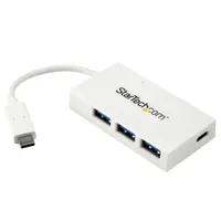 Startech.com HB30C3A1CFBW 4 portos USB-C hub 5 Gbps 3x USB-A 1x USB-C fehér
