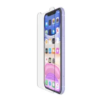 Belkin F8W942ZZ-AM ScreenForce InvisiGlass Ultra Treated Screen Protector iPhone 11 és XR antibakteriális átlátszó