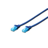 Assmann DK-1512-010/B cat6 u/utp patch kábel pvc awg 26/7 1 m kék
