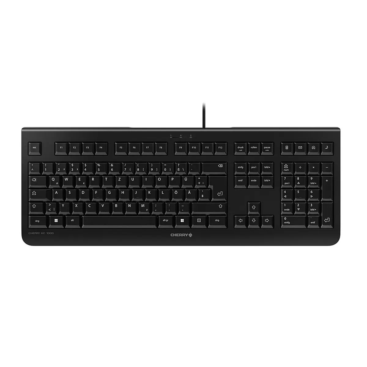 Cherry JK-0800PO-2 KC 1000 teljes méret vezetékes USB QWERTY 1,8 m fekete #1