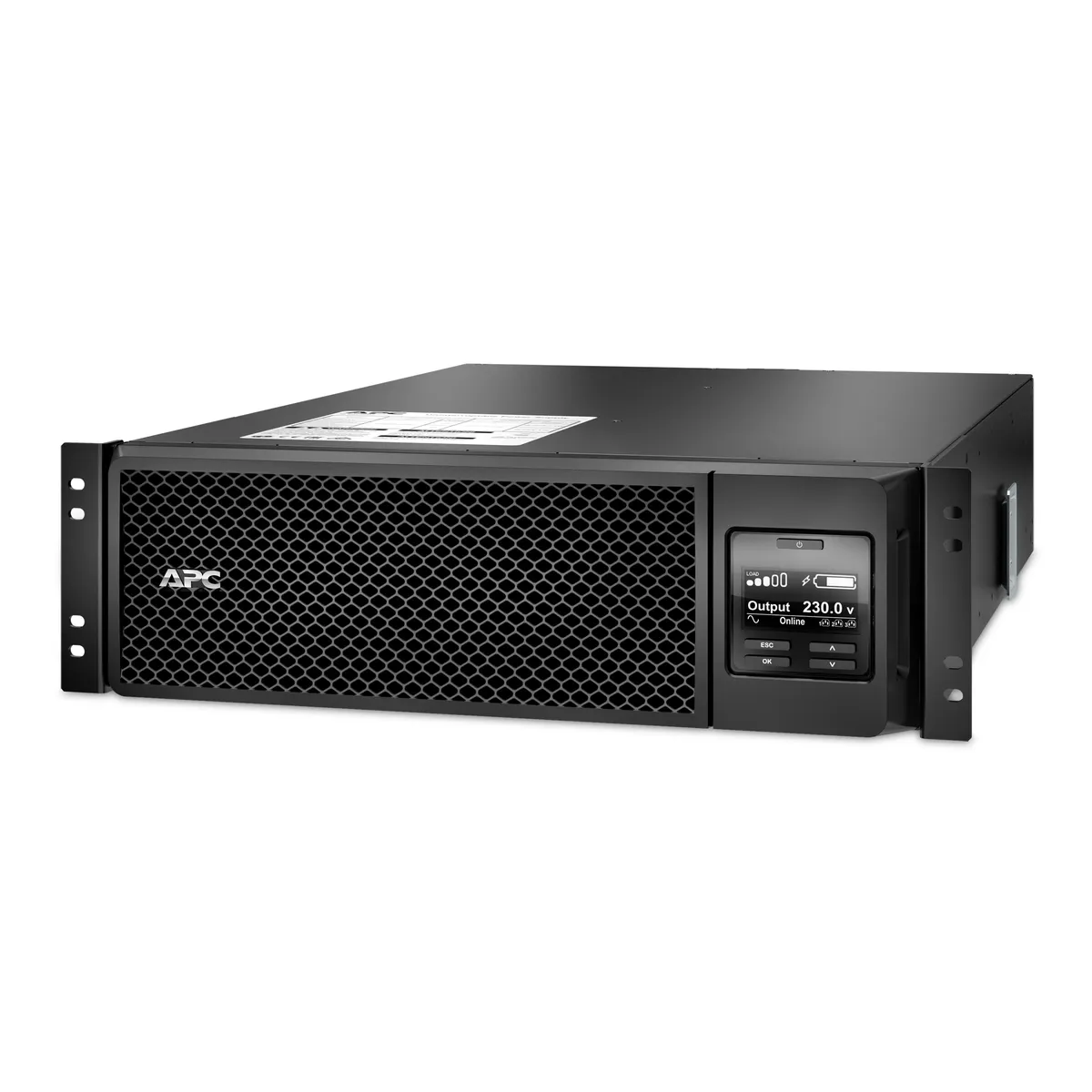 APC SRT5KRMXLI Smart-UPS SRT 5000VA 4500W 230V 6x C13 4x C19 3U racktorony USB RJ-45 #1