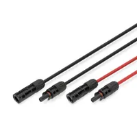 Assmann DK-SCEC66-0150 Solarcable extension 15 m 6 mm2 MC4 DC 1500V fekete piros