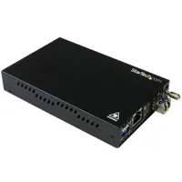Startech.com ET91000SM20 Gigabit fiber media converter 20 km 1310 nm SMF LC 1000Base-T to 1000Base-LX