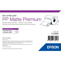 Epson 7113701 PP matt címke prémium kivágott tekercs 10,5 cm x 15,2 cm 185 db Fehér