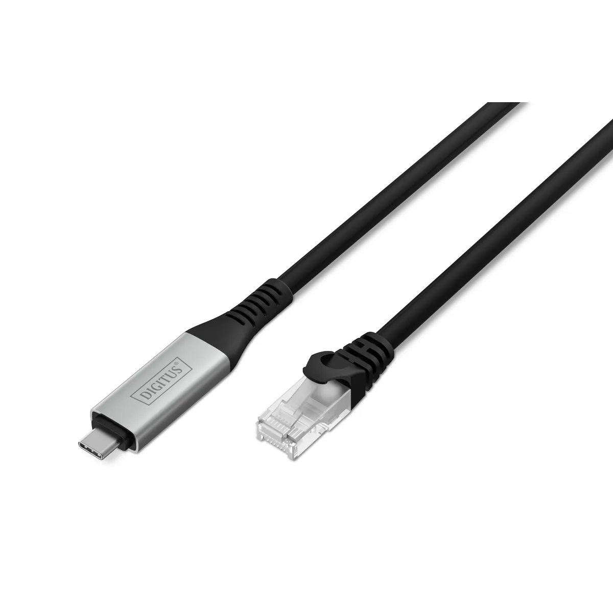 Assmann AK-300601-050-S USB-C-RJ45 kábel 5 m Cat6a SFTP LSZH fekete #1