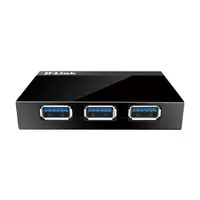 D-Link DUB-1340E 4-portos USB 3.0 hub 4x USB Type-A töltőport 1x Micro-B upstream