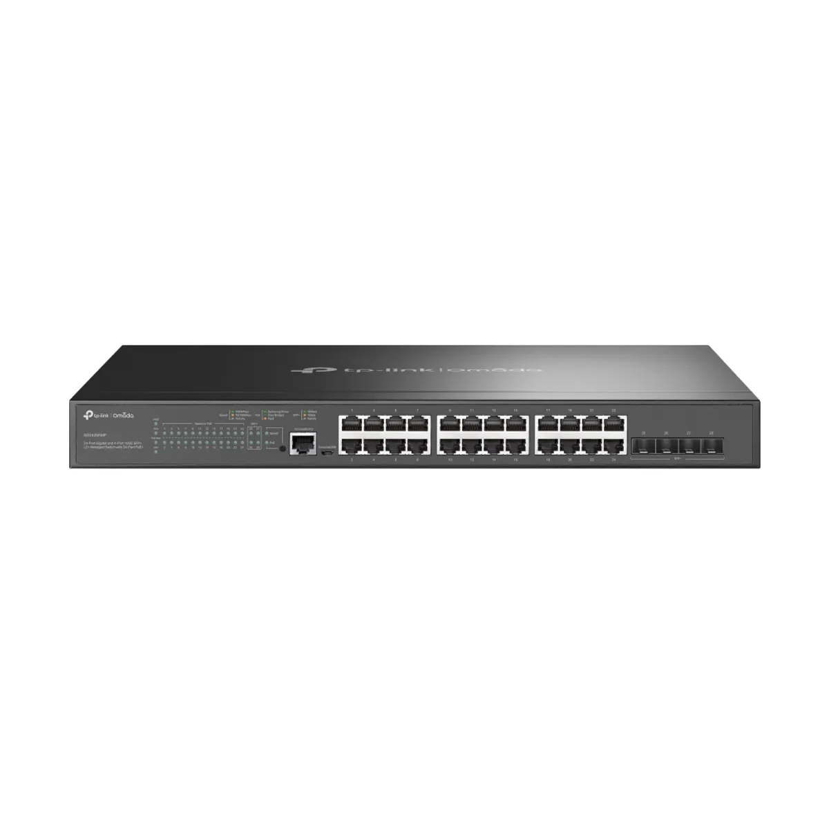 TP-Link SG3428XMP Omada 24x Gigabit PoE 4x10G SFP 384W PoE 1U rack #1