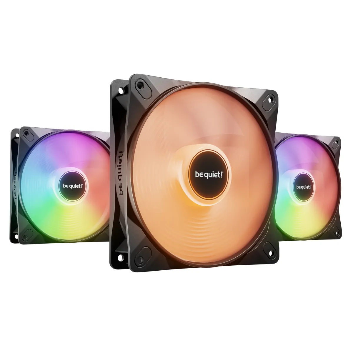 Be quiet! BL121 Light Wings LX 120mm PWM 3-pack ARGB fekete 1600 rpm 87,5 m3h 25,5 dB #1