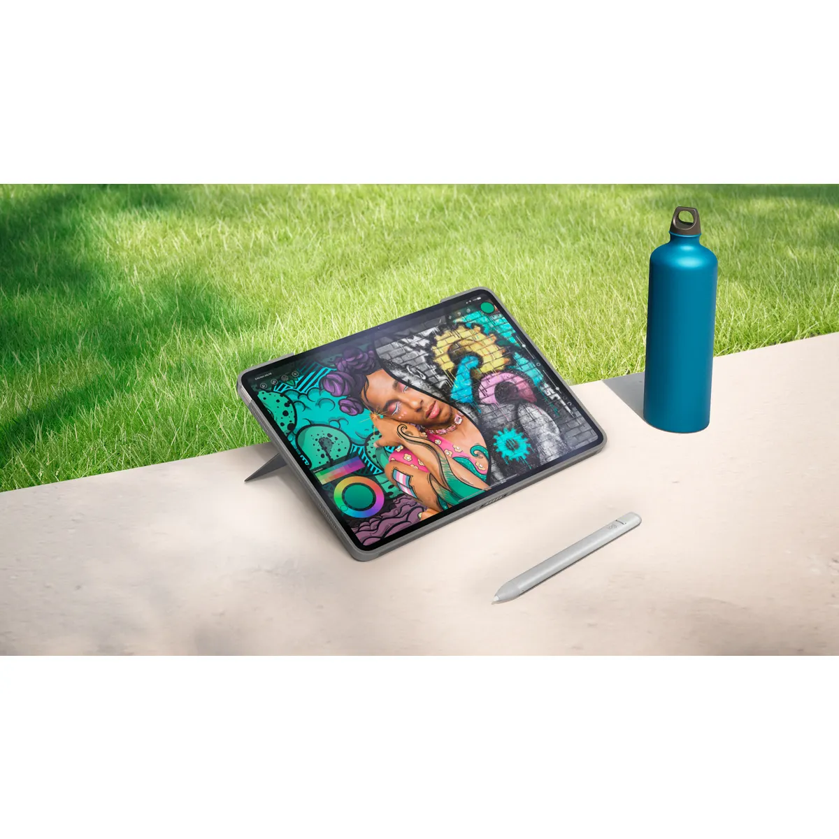 Logitech 920-012636 Combo Touch iPad Air 11" M2 Oxford Grey US #1