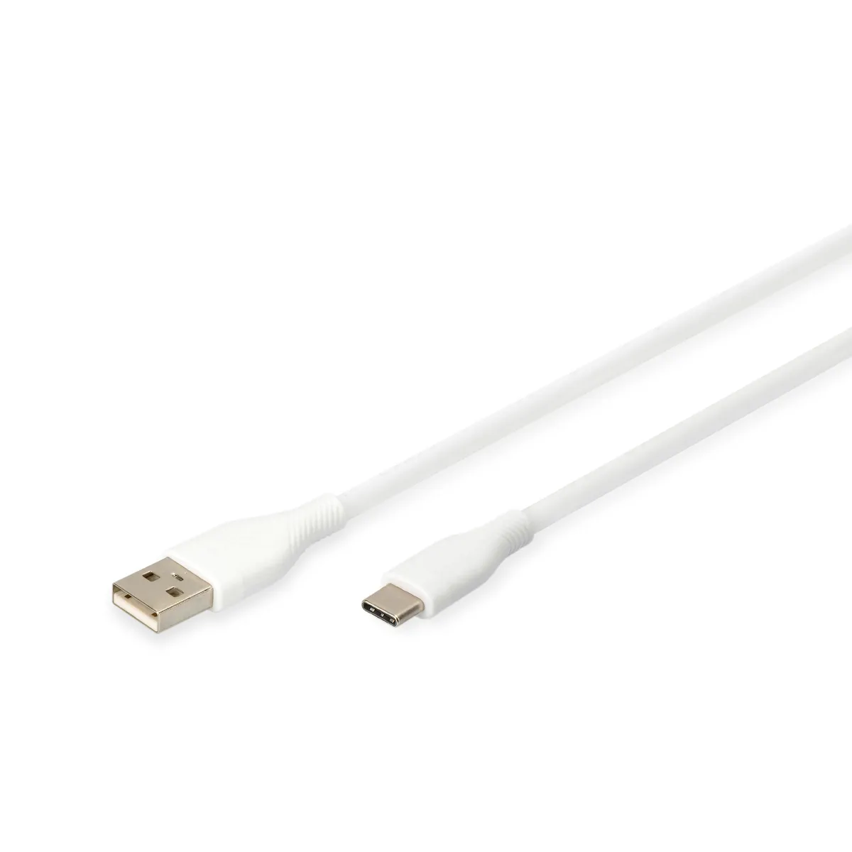 Assmann AK-300340-005-W usb-a to usb-c kábel 0,5 m usb 2.0 fehér 60w pd árnyékolt #1