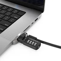 Self Positioning MBPR16LDG02CL Ledge Lock Adapter ezüst kombinációs zár kompatibilis MacBook Pro 16" #1