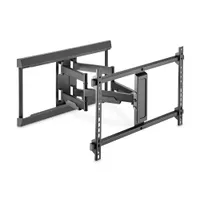 Assmann DA-90454 Full-Motion TV falra szerelhető konzol 37-80" 60 kg, VESA 200x100-600x400, billentés -10-5, elfordulás -60-60, 6,3-53,6 cm, fekete