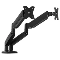 j5create JTSA102-N ergonómikus kettős monitor-állvány 16 kg terhelés 17"-32" VESA 75x75-100x100 tilt -45..90 fekete