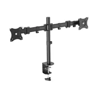 Assmann DA-90349 kétmonitoros állványcsipesz 8 kg 15"-27" 75x75-100x100 fekete