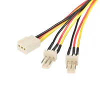 Startech.com TX3SPLIT12 TX3SPLIT 0,3 m 1x Molex 3-pinból 2x Molex 3-pinba elosztó kábel