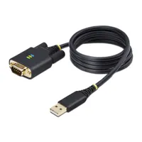 Startech.com 1P3FFCB-USB-SERIAL usb-a soros kábel 1 m fekete