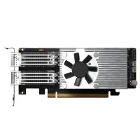QNAP QXG-100G2SF-E810 2-portos QSFP28 100GbE hálózati bővítő kártya low-profile PCIe Gen4 x16