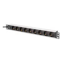 Assmann DN-95437 1u alumínium pdu 9x schuko rackmount IEC C14 #1