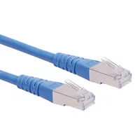 Roline patchkabel cat6 sftp 2 m RJ-45 mindkét vége érintkezők nikkel burkolású kék