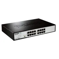 D-Link DGS-1016D-E 16-port Gigabites asztali kapcsoló nem menedzselt rackbe szerelhető