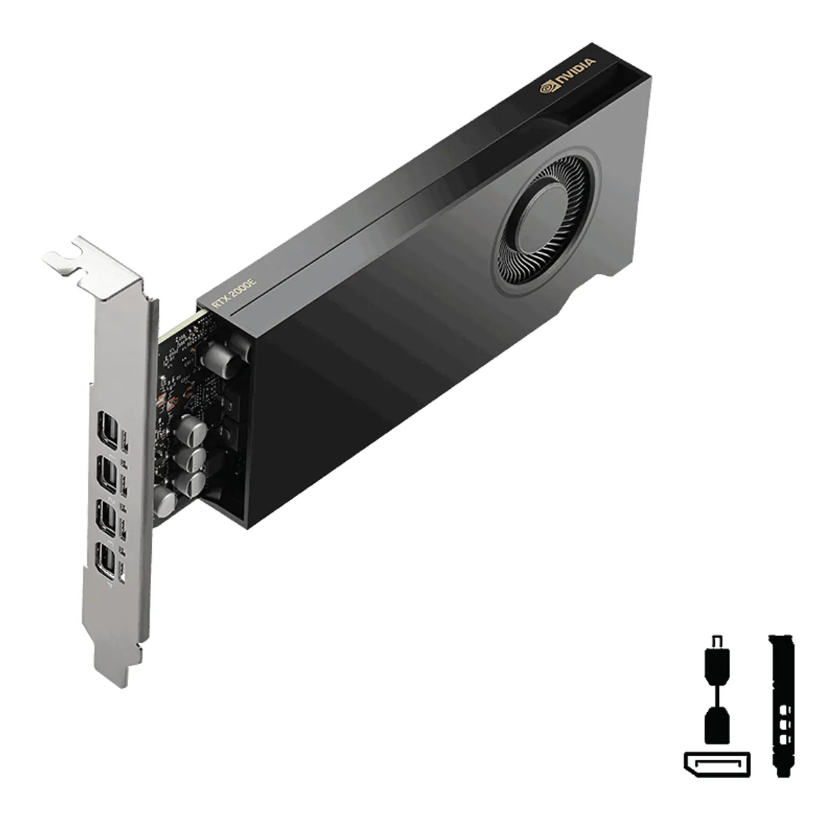 PNY VCNRTX2000EADA-SB RTX 2000E Ada 16 GB GDDR6 128-bit PCIe 4.0 alacsony profilú OEM #1
