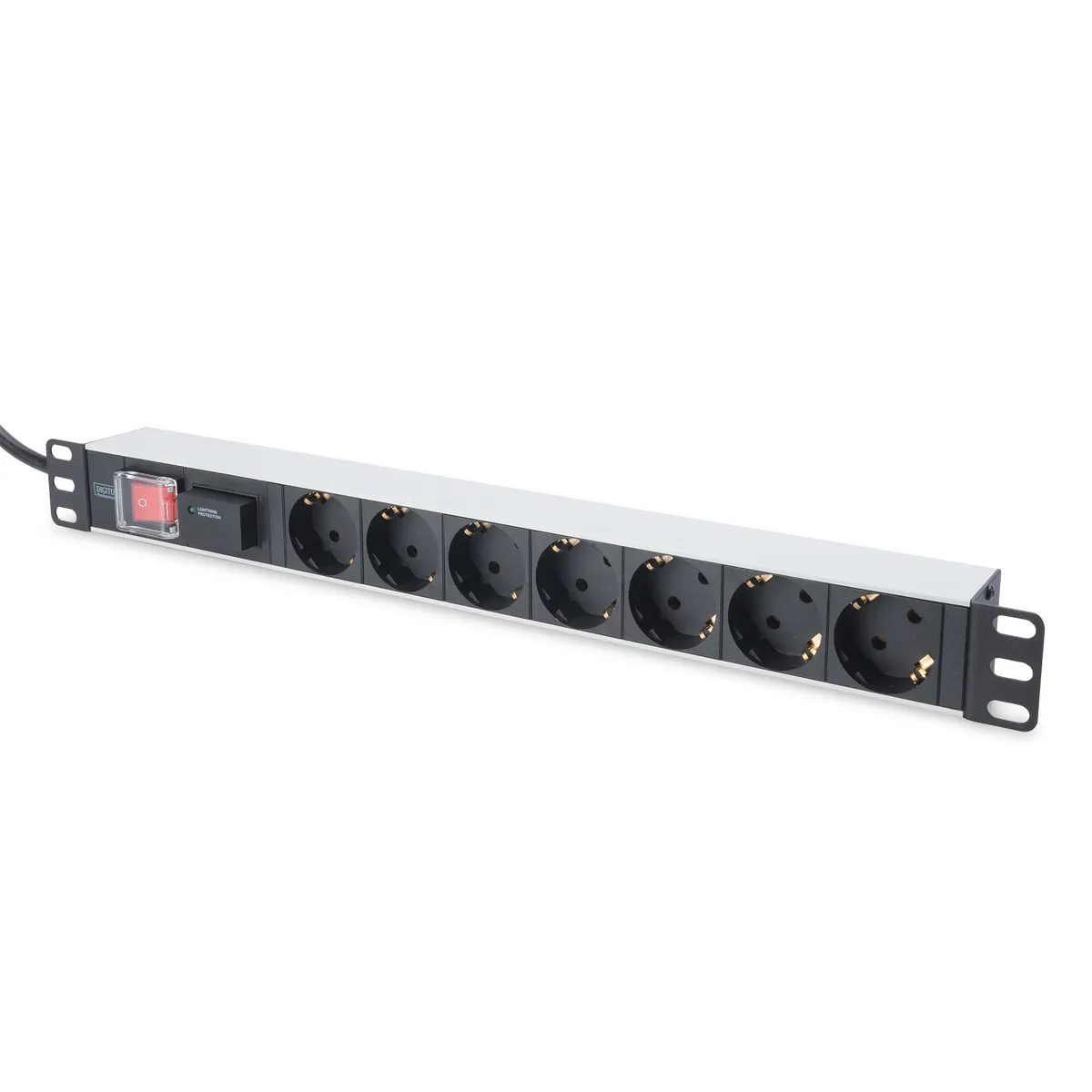 Assmann DN-95407 PDU rackmount 7 kimenet 2 m F típus 250V 50-60 Hz 4000W #1