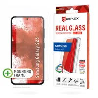 E.V.I. 01778 Displex Real Glass tok Samsung Galaxy S23 edzett üveg, átlátszó, kompatibilis Galaxy S22–S23