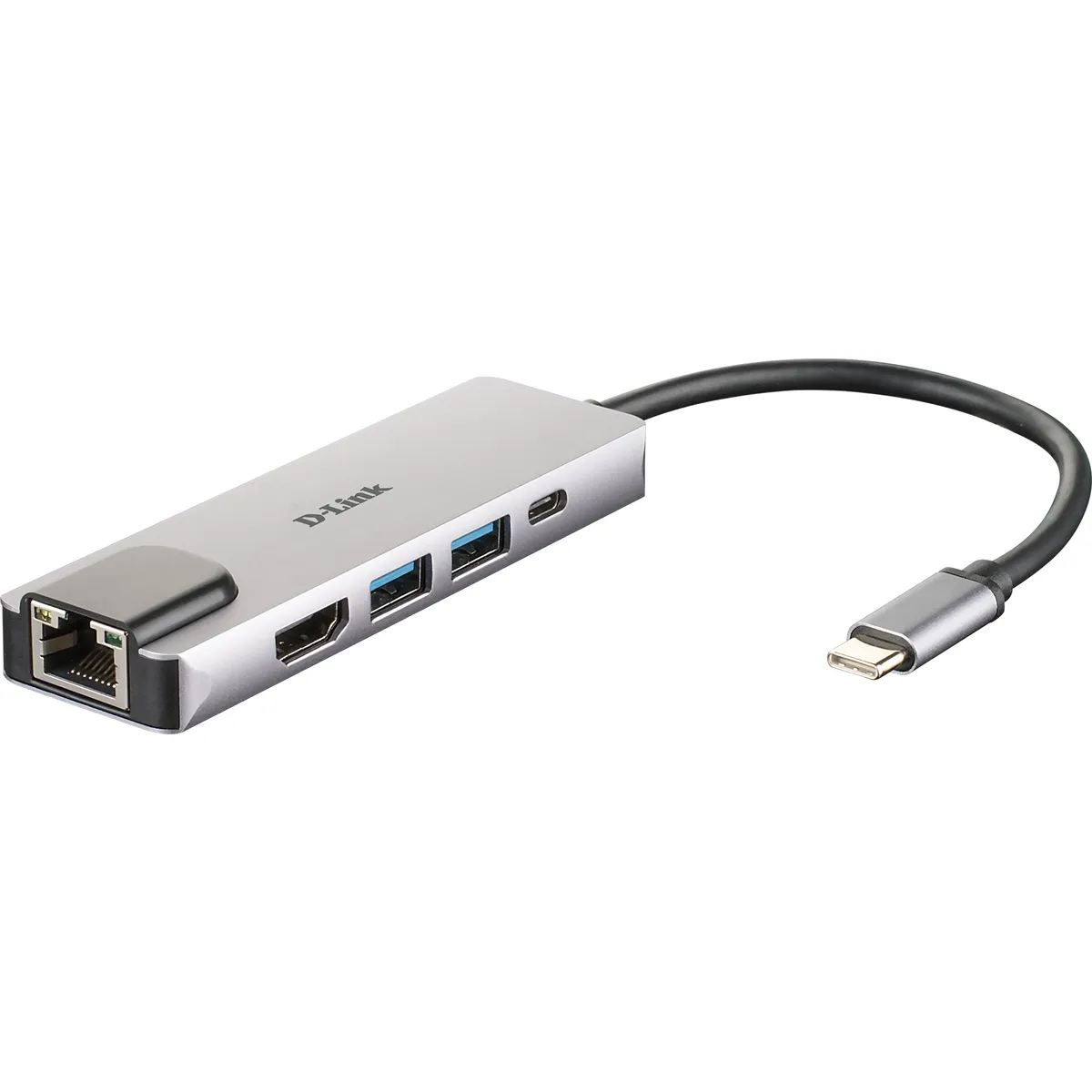 D-Link DUB-M520 5-in-1 USB-C hub HDMI 4K 30 Hz és Ethernet PD #1