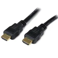 Startech.com HDMM30CM High Speed HDMI kábel 0,3 m HDMI A-típus aranyozott érintkezők Fekete