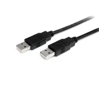 Startech.com USB2AA1M USB kábel A to A 1 m USB 2.0 fekete