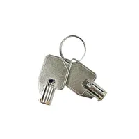 QNAP KEY-HDDTRAY-01 HDD-tálca kulcs ezüst 2 db kompatibilis QNAP NAS modellekhez