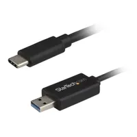 Startech.com USBC3LINK USB-C USB-A adatátviteli kábel 2 m hosszú, USB 3.2 Gen1, 5 Gbps, fekete
