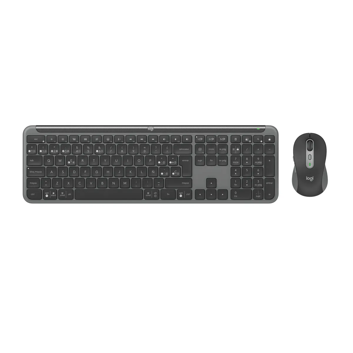 Logitech 920-012486 Signature Slim MK950 vezeték nélküli Bluetooth, teljes méretű, grafit billentyűzet és egér páros #1