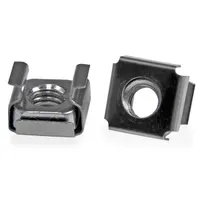 Startech.com CABCAGENTS62 M6 kalitkás anya 13x13x9 mm rozsdamentes acél 100 db