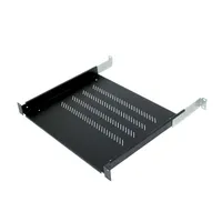 Triton RAB-UP-450-A4 19" perforált polc 1U 450mm fekete