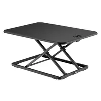 Assmann DA-90445 laptop állvány fekete alumínium MDF műanyag acél magasságállítás 45-405 mm 67x47 cm