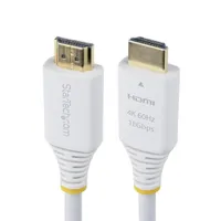 Startech.com HDMI2-CABLE-4K60-10W HDMI kábel 3 m fehér ARC
